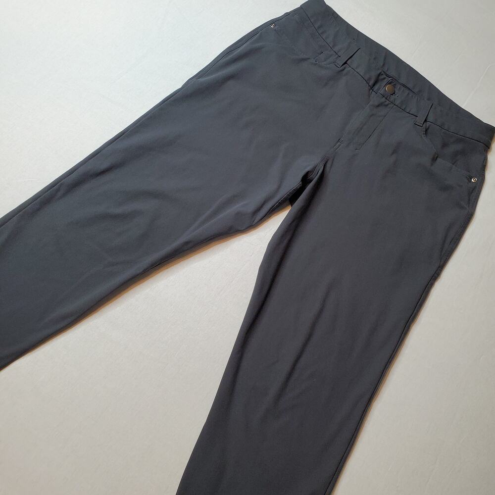 Lululemon Men's Size 32X29 ABC Slim-Fit Pant Warpstreme Obsidian M5ALWS